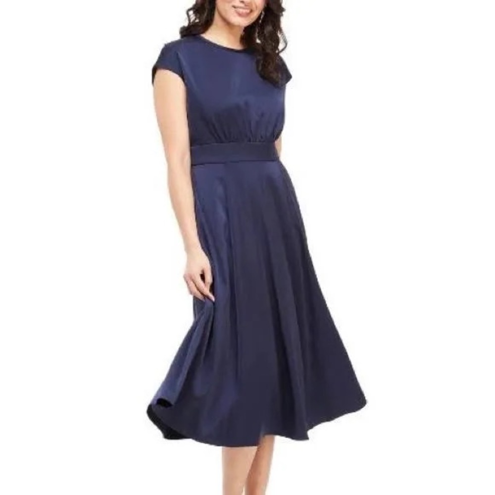 Gal Meets Glam Blue Julia Dress